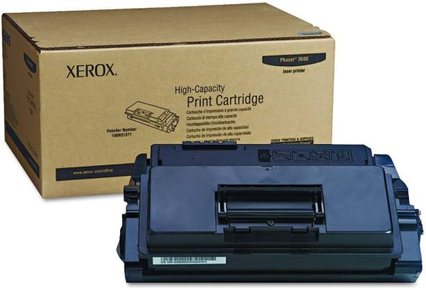 Genuine Xerox Phaser 3600 High-Yield Black Laser Toner Cartridge, 106R01371 Cheap