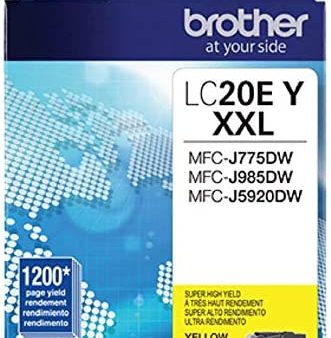 Brother LC20E Extra High Yield Yellow Ink Cartridge Online Hot Sale