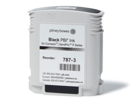 Original Pitney Bowes 787-3 Black Ink Cartridge Hot on Sale