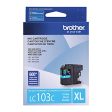 New Genuine Brother LC103XL Cyan Ink Cartridge Online now