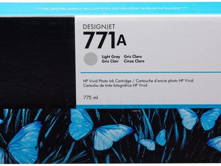 HP 771A 775-ml (B6Y22A) Light Gray Standard Yield Ink Cartridge For Sale