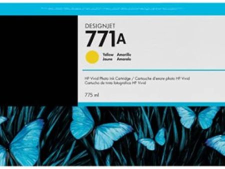 HP 771A 775-ml (B6Y18A) Yellow Standard Yield Ink Cartridge Online Sale