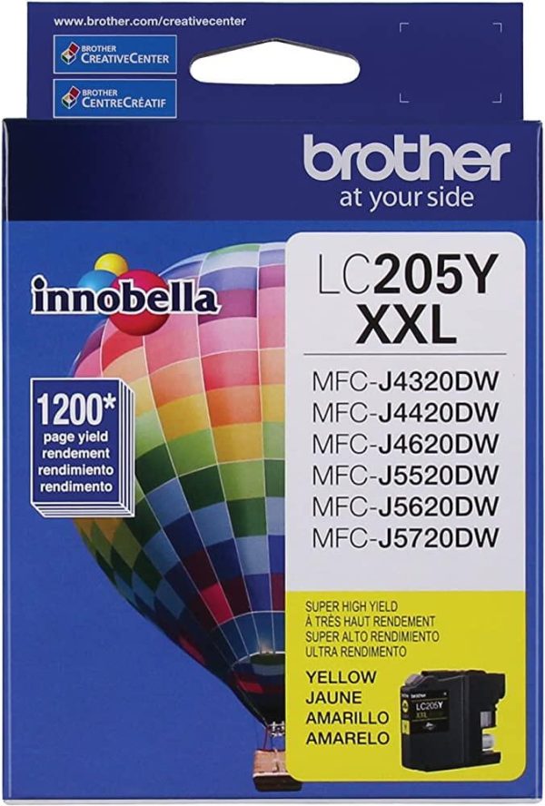 Brother LC205XXL Extra High Yield Yellow Ink Cartridge Discount