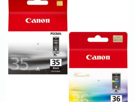 Original Canon PGI-35, CLI-36 Black and Color InkCartridges Cheap