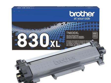 Genuine Brother TN830XL Black High Yield Printer Toner Cartridge, TN830XLBK Hot on Sale