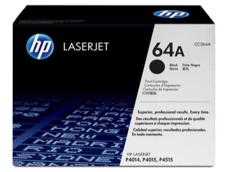 HP 64A Standard Yield Black LaserJet Toner Cartridge, CC364A Online Sale