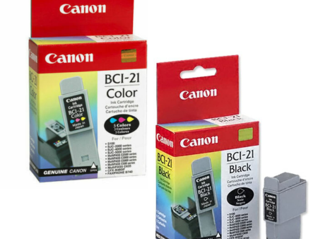 Original Canon BCI-21 Black & Color Ink Cartridge Online