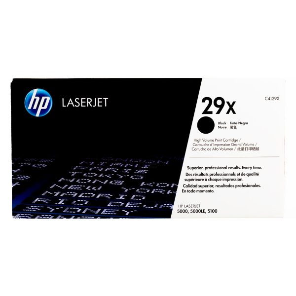 Original HP 29X (C4129X) High-Yield Toner Cartridge - Black Hot on Sale