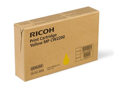 Ricoh 841723 Yellow Ink Cartridges, MP CW2200 For Discount