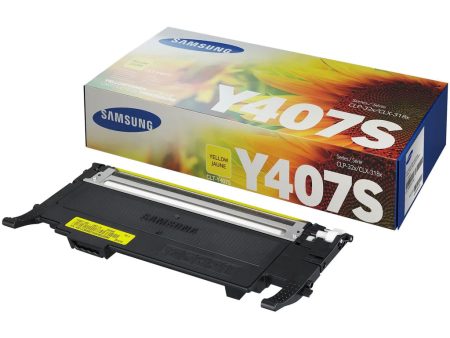 Samsung Y407 Yellow Toner Cartridge, CLT-Y407S Supply