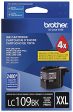 Original Brother LC109BK XXL Super High Yield Black Ink Cartridge Fashion