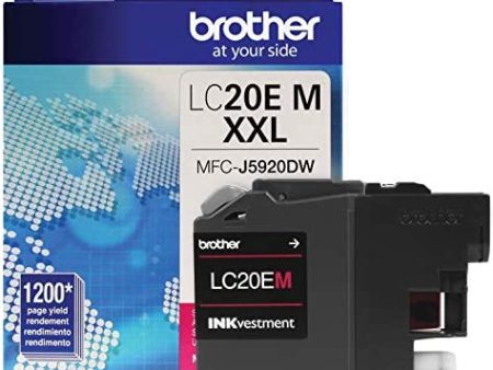 Brother LC20E Extra High Yield Magenta Ink Cartridge Supply