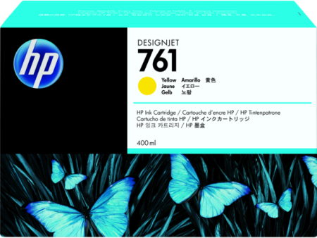 HP 761 400mL (CM992A) Yellow Ink Cartridge For Sale