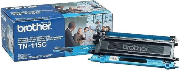 Genuine Brother TN115C Cyan High-Yield Toner Cartridge, TN-115C on Sale