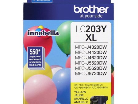 Brother LC203YXL High Yield Yellow Ink Cartridge Discount