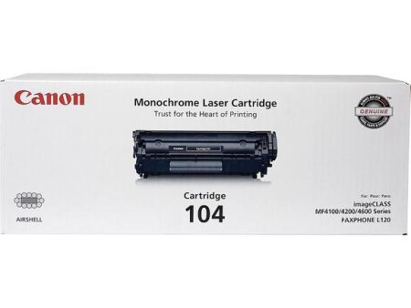 Canon 104 High Yield Black LaserJet Toner Cartridge, 0263B001 Cheap