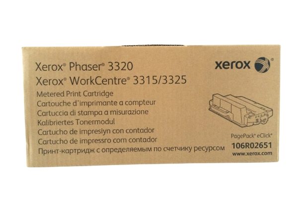 Genuine Xerox Phaser 3320 Black Toner Cartridge, 106R02651 Discount