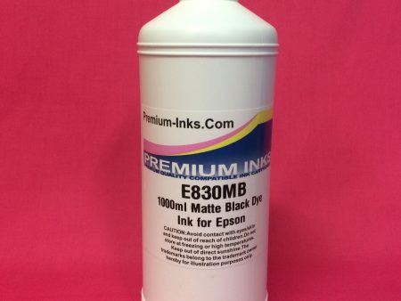 1 Litre MATTE Black Bulk Refill Printer Ink Bottle for Epson Cartridges Non OEM For Cheap