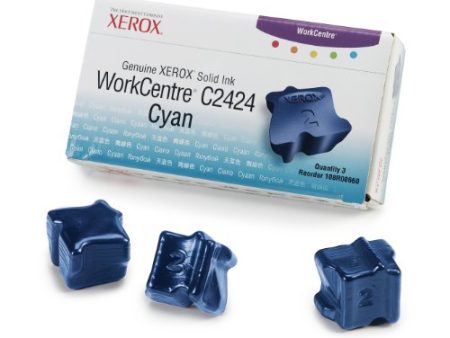 Xerox WorkCentre C2424 108R00660 Cyan Solid Ink Inkjet (3 Box) For Cheap