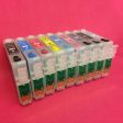 R2880 REFILLABLE CARTRIDGES + 900ml DYE INK EPSON STYLUS PHOTO R2880 NON OEM Cheap