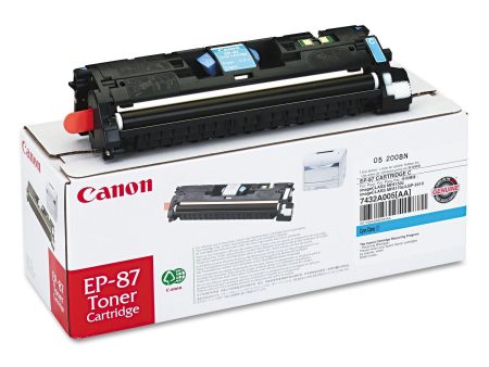 Canon Genuine EP-87 Standard Yield Cyan Toner Cartridge, 7432A005 Online Hot Sale