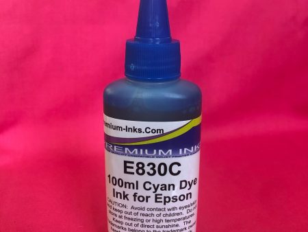 2 x 100ml CYAN DYE Refill Printer Ink for Epson Refillable Cartridges, EcoTank & CISS Non OEM Sale