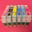 T0791-6 REFILLABLE CARTRIDGES FOR EPSON STYLUS PHOTO R1400 R1500W Non OEM Sale