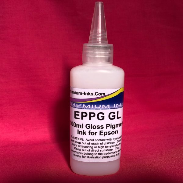 GLOSS OPTIMISER OPTIMIZER 100ml PIGMENT REFILL INK EPSON PHOTO PRINTER NON OEM Supply