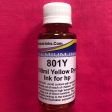 YELLOW 2 x 100ml DYE PRINTER REFILL INK FOR HP INKJET PRINTERS Non OEM Sale