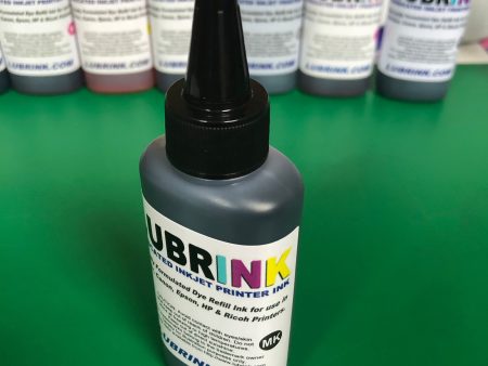 100ML MATTE BLACK LUBRINK REFILL INK FOR EPSON CANON Hot on Sale