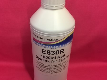 1 Litre Bottle RED Dye Ink for Epson R1900 R2000 etc. Printer Hot on Sale