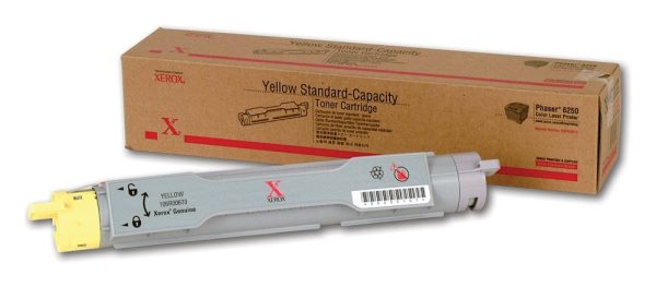 Genuine Xerox Phaser 6250 Standard-Yield Yellow Toner Cartridge, 106R00670 Online