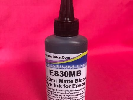 2 x 100ml MATTE BLACK DYE Refill Printer Ink for Epson Refillable Cartridges, EcoTank & CISS Non OEM Supply