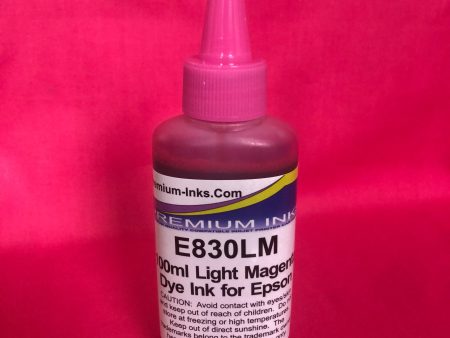 2 x 100ml LIGHT PHOTO MAGENTA DYE Refill Printer Ink for Epson Refillable Cartridges, EcoTank & CISS Non OEM For Cheap