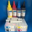 T7011-4 REFILLABLE CARTRIDGES + 4X100ML PIGMENT INK TO REPLACE EPSON WORKFORCE T7011 T7012 T7013 T7014 Non OEM Online now