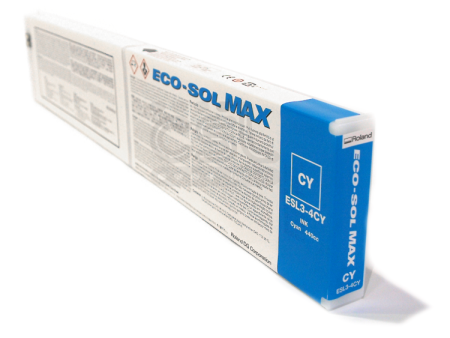 Roland Eco-Sol Max ESL3-4CY Solvent Ink Cartridge 440ml Cyan For Cheap