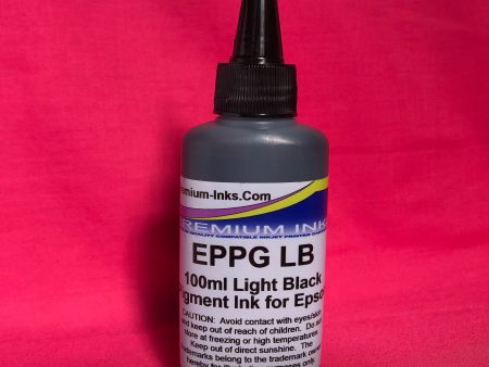 LIGHT BLACK LB LBK 100ml PIGMENT REFILL INK BOTTLE EPSON PHOTO PRINTER NON OEM For Sale