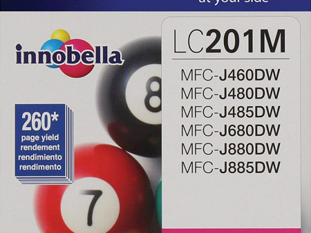 New Genuine Brother LC201 Magenta Ink Cartridges Discount