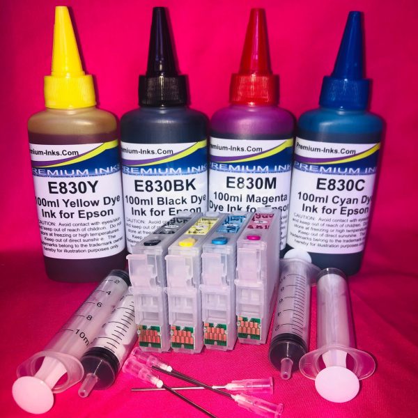 502 REFILLABLE CARTRIDGES +400ml INK Expression Home XP 5100 5105 5115 Non OEM on Sale