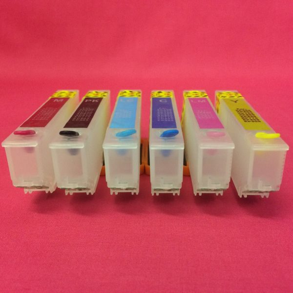 24 SERIES REFILLABLE EMPTY INK CARTRIDGES FOR EPSON EXPRESSION PHOTO 24 24XL T2421-6 T2431 Non OEM on Sale