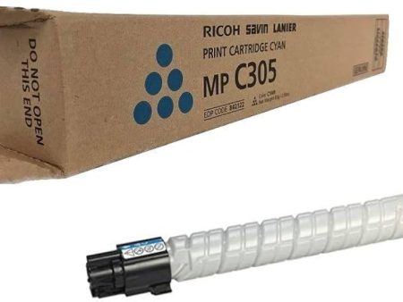 Ricoh MP C305 Cyan Toner Cartridge, 841591 Online Hot Sale