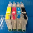 T0441-4 REFILLABLE EMPTY CARTRIDGES TO REPLACE EPSON T0441 T0442 T0443 T0444 Non OEM Online Hot Sale