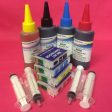 T1291-4 REFILLABLE CARTRIDGES + 4X100ml INK FOR EPSON WORKFORCE WF 7015 7515 7525 3010DW ETC. Non OEM Online Hot Sale