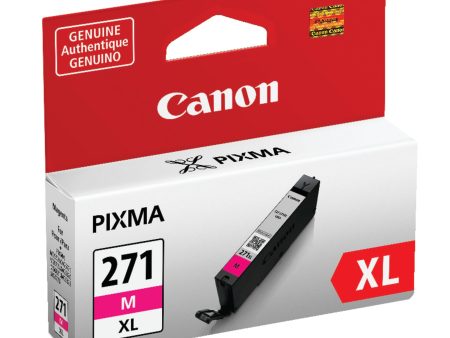 Canon CLI-271XL High Yield Magenta Inkjet Cartridge, 0338C001 For Sale