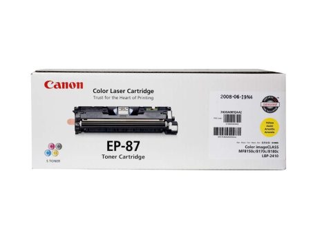 Canon EP-87 Yellow Toner Cartridge, 7430A005 Fashion