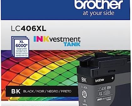 Original Brother LC406XL High Yield Black Ink Cartridge For Sale