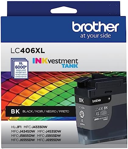 Original Brother LC406XL High Yield Black Ink Cartridge For Sale