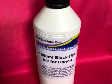 Litre Bottle Non OEM Compatible Bulk Refill Printer Ink CANON Cartridges BLACK Sale