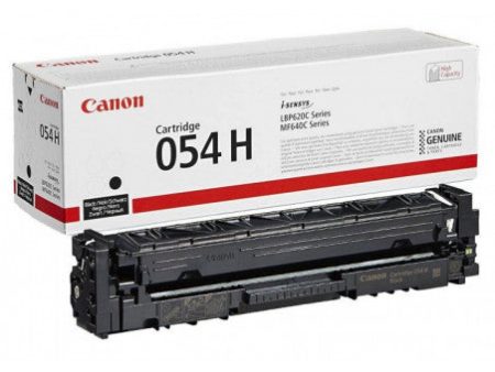 Canon 054H High-Yield Black LaserJet Toner Cartridge, 3028C001 on Sale