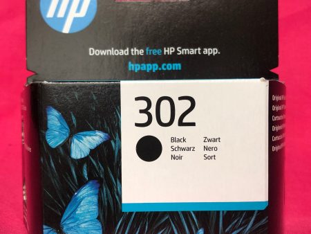 Genuine HP 302 BLACK Original Ink Cartridge F6U66AE Collect for £18.99 Online now